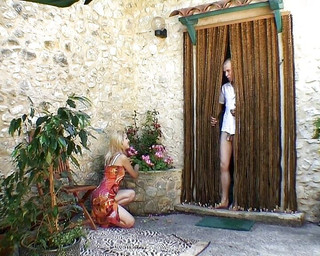 French Blonde Beauty Riding a Hard Pecker with Her Muff