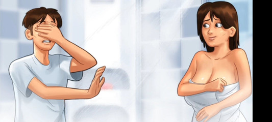 Summertime Saga - He Masturbates to His Landlady and Got Caught - Gameplay #30