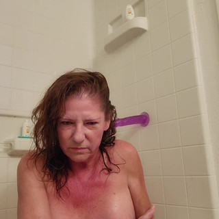 Naughty American MILF Bathtub Dildo Play